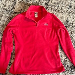 The North Face quarter zip, Size M